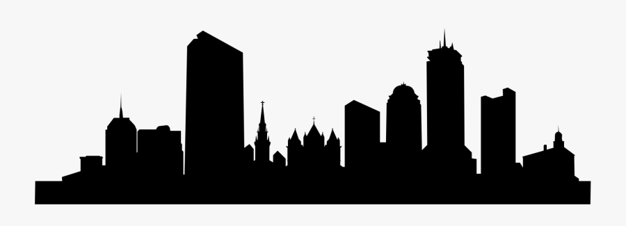 Boston Vector Graphics Silhouette Illustration Portable - Boston Skyline Silhouette Png, Transparent Clipart