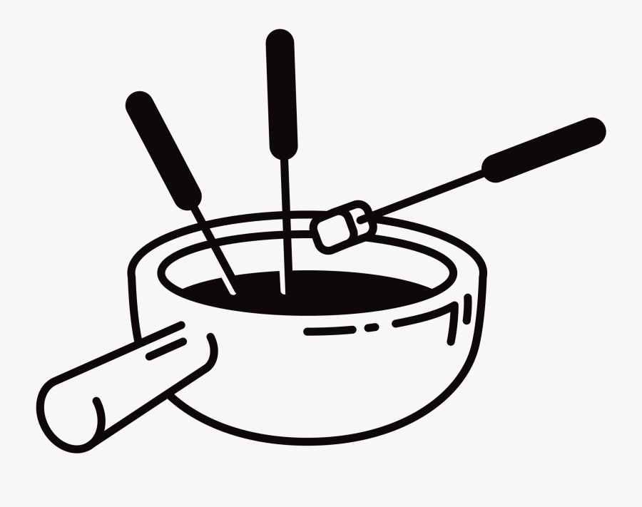 Fondue Logo, Transparent Clipart