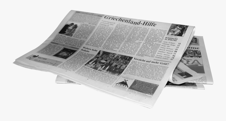 Newspaper Clip Art - Newspaper Png, Transparent Clipart