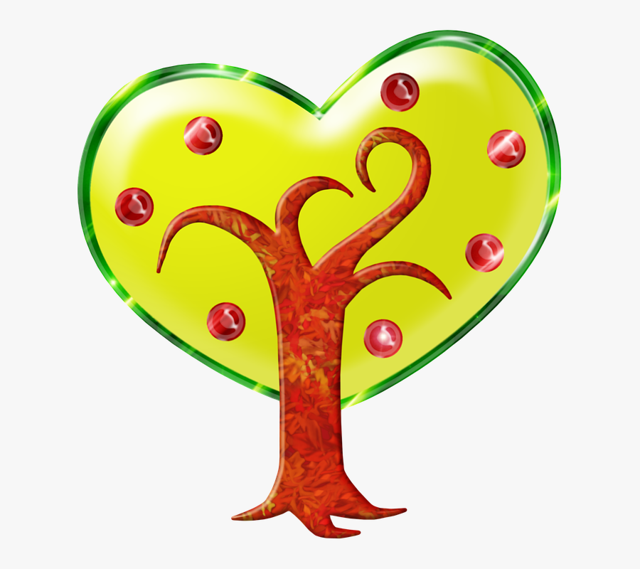 Heart, Tree, Nature - Heart, Transparent Clipart
