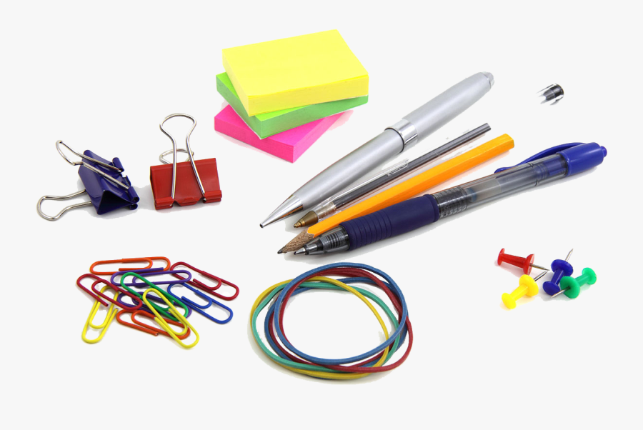 Supplies Staples Clip Art - Office Supplies Clip Art, Transparent Clipart