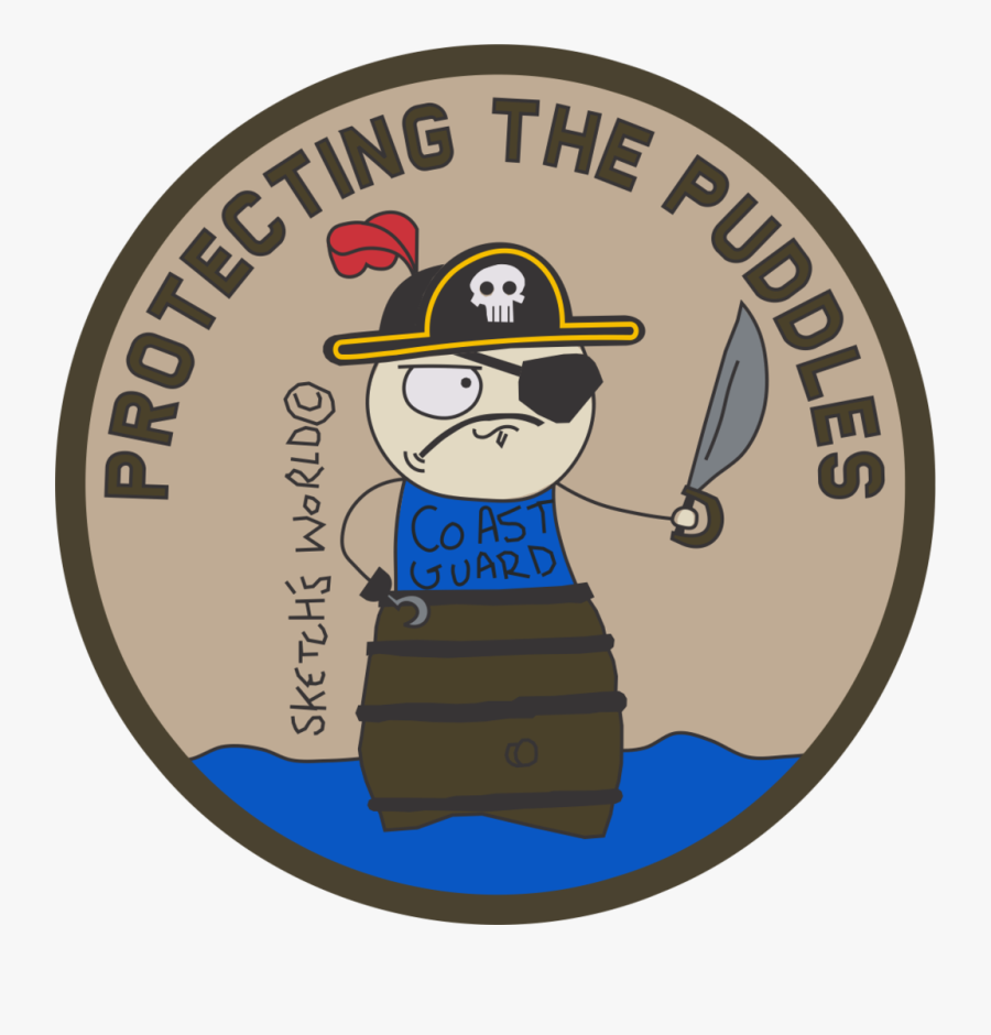 Transparent Puddle Of Blood Png - Sketch's World Coast Guard, Transparent Clipart