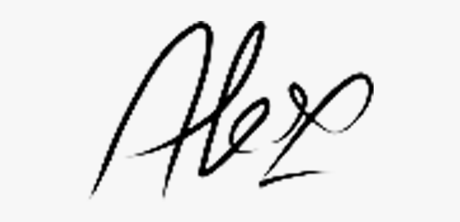 And White,graphics,autograph - Calligraphy, Transparent Clipart