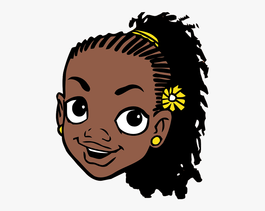 Good Morning Black Cartoon, Transparent Clipart