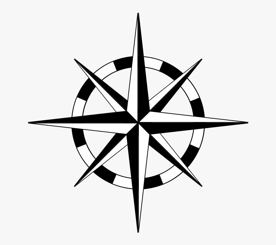 Compass Rose Royalty-free - North Map Compass, Transparent Clipart