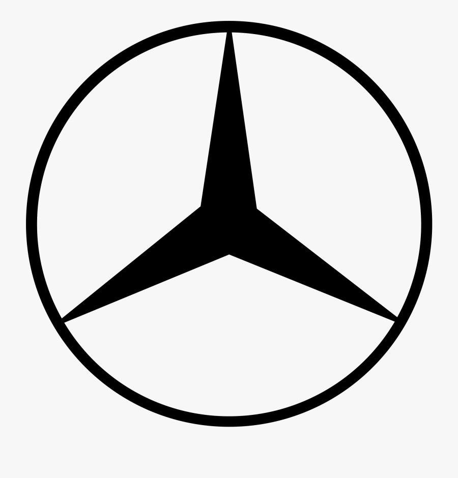 Mercedes Benz Logo Transparent - Mercedes Benz Logo Vector, Transparent Clipart