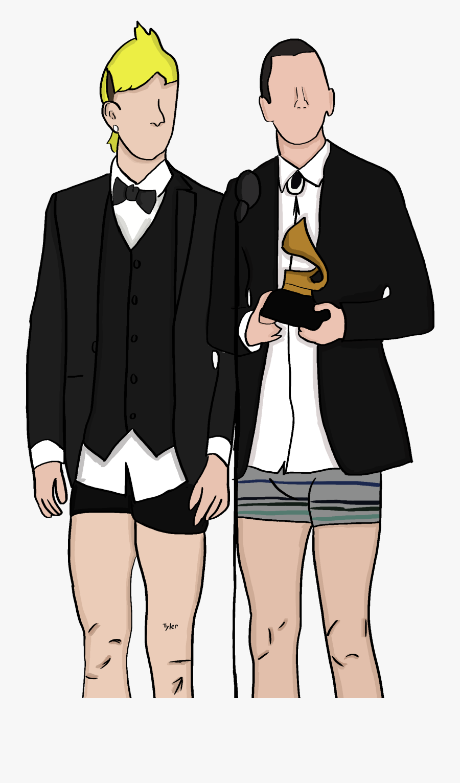 Twenty One Pilots Png - Twenty One Pilots Grammy Art, Transparent Clipart