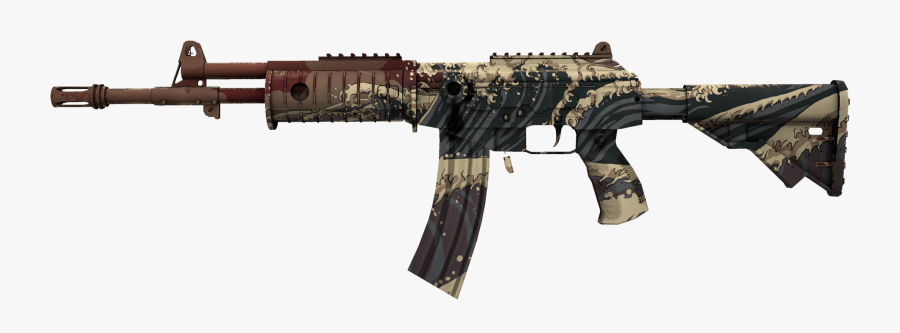 Ak Drawing Csgo Ak47 - Galil 5.56, Transparent Clipart