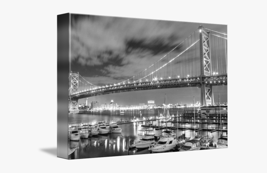 Ben Franklin Bridge Png - Cable-stayed Bridge, Transparent Clipart