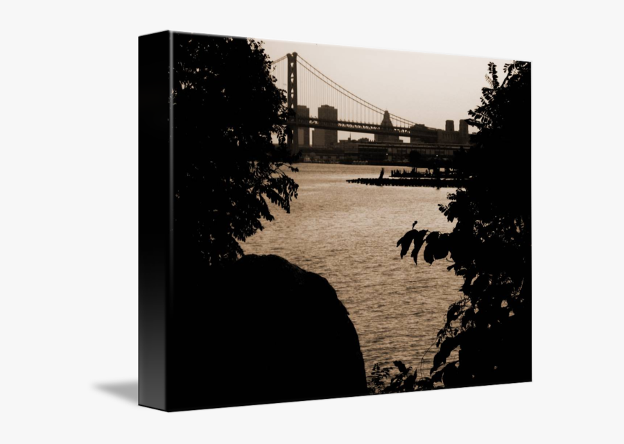 Ben Franklin Bridge Png - Suspension Bridge, Transparent Clipart