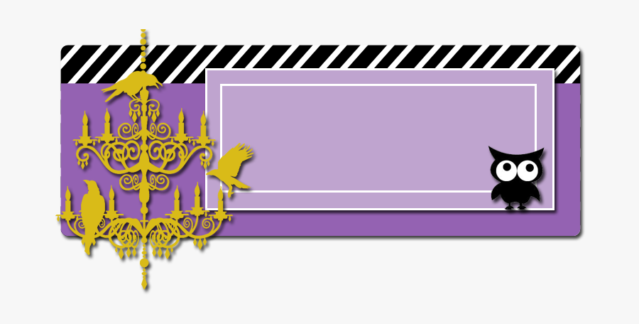 Transparent Halloween Banner Png, Transparent Clipart