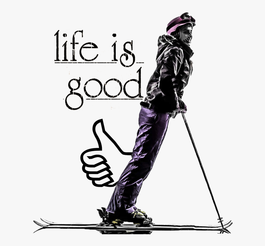 Skiing Clipart Chairlift - Skier Stops, Transparent Clipart