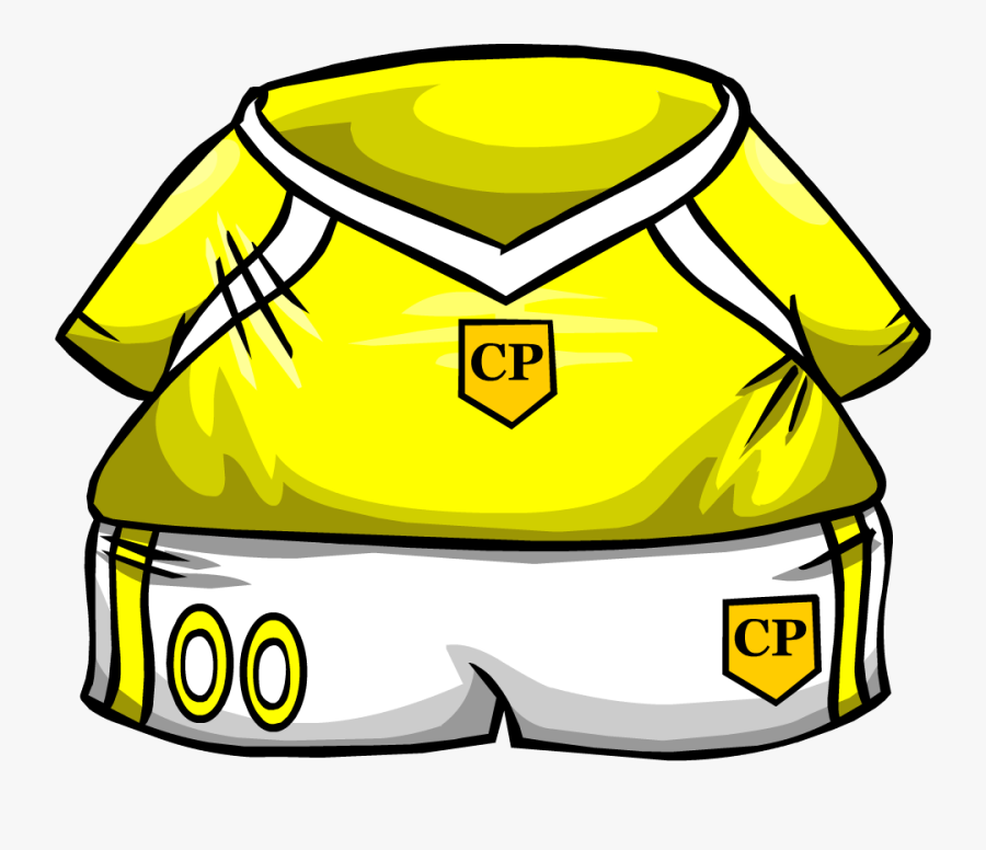 Club Penguin Wiki - Club Penguin Soccer Jersey, Transparent Clipart