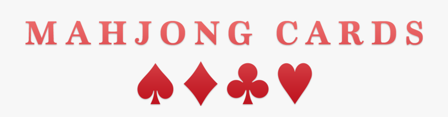Mahjong Cards, Transparent Clipart