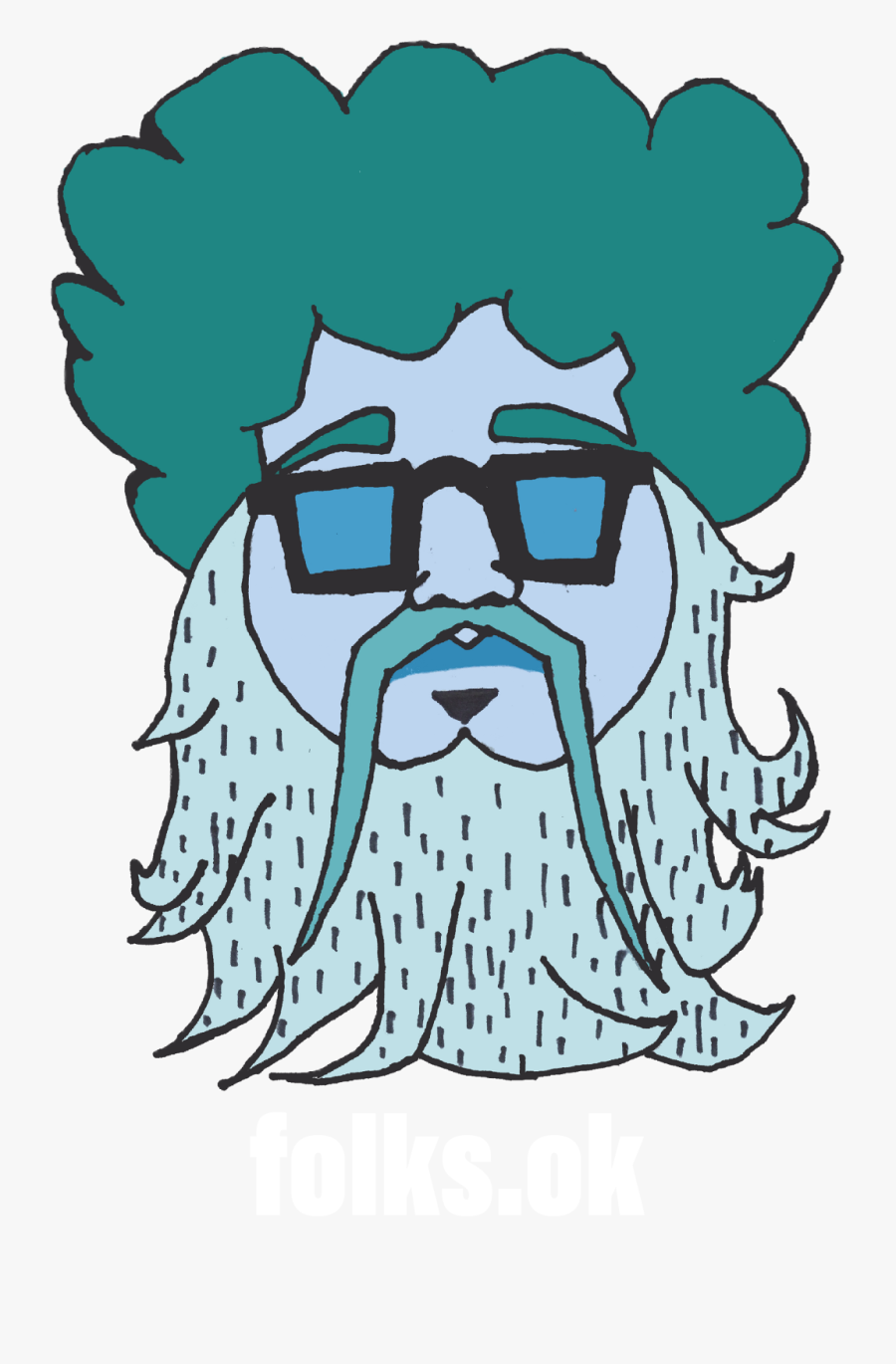 Beard Clipart Picsart - Cartoon, Transparent Clipart