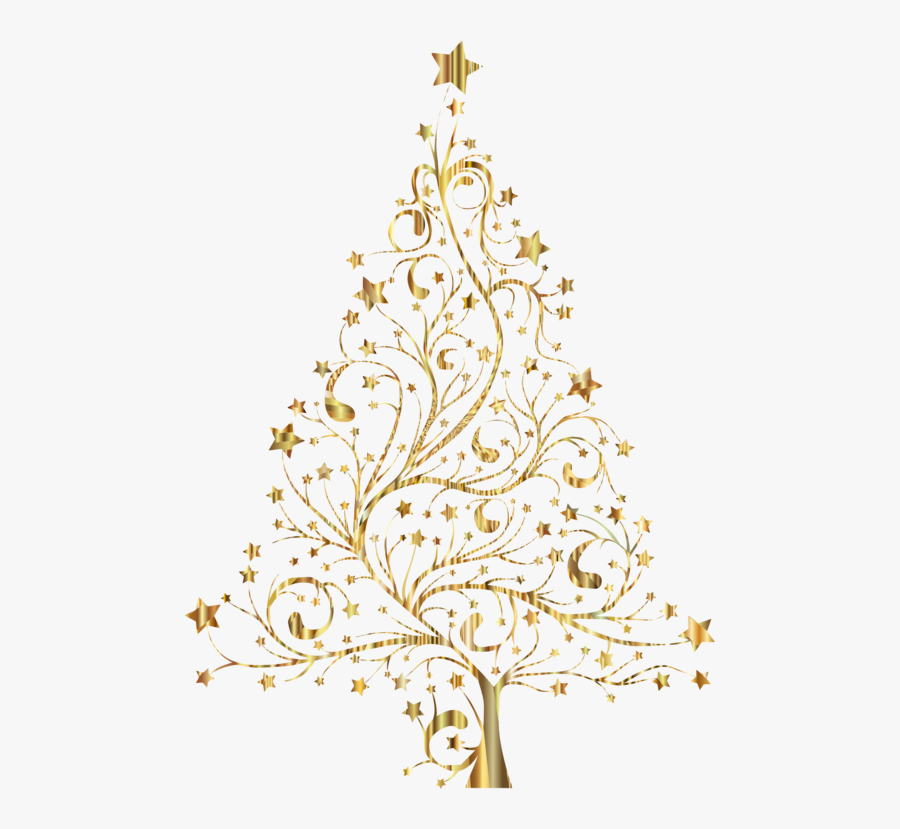 Botany,plant,leaf - Christmas Tree Silhouette Png, Transparent Clipart