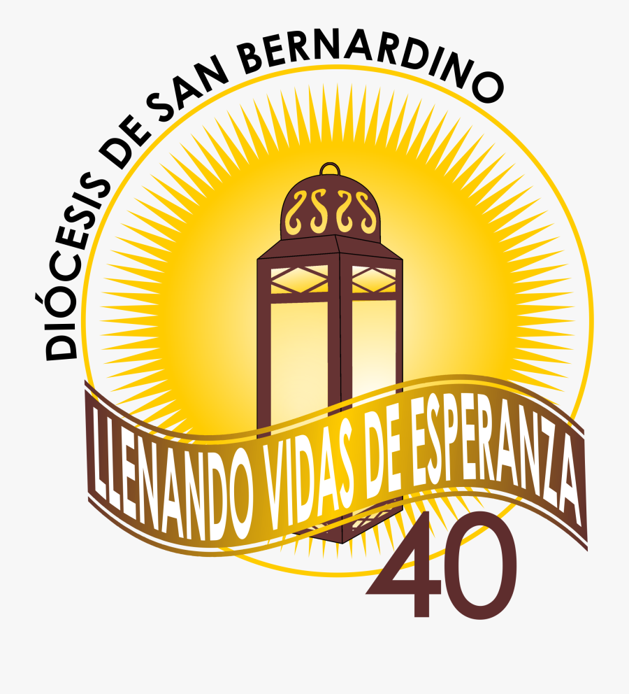 Diocese Of San Bernardino 40th Anniversary, Transparent Clipart
