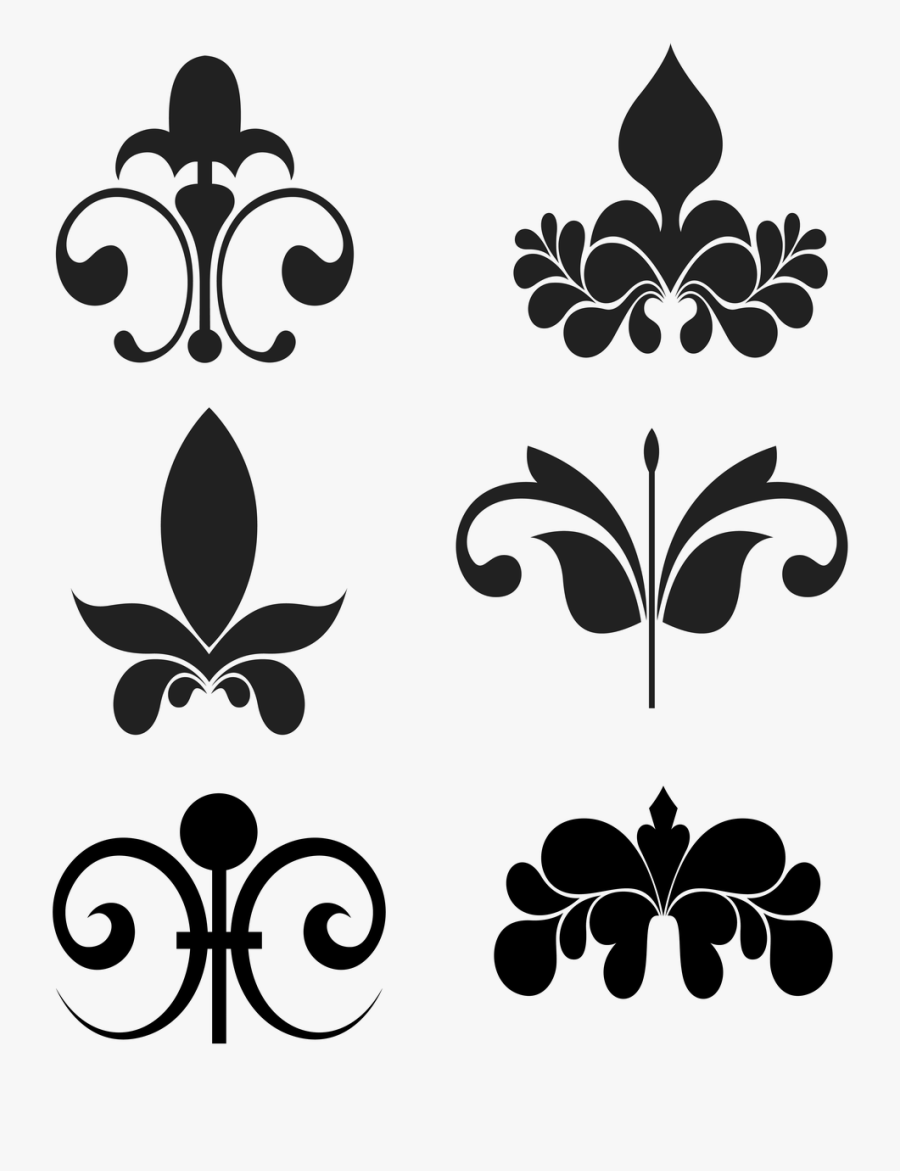 Victorian Art Deco Frame Free Photo - Flower Border Design Clip Art, Transparent Clipart