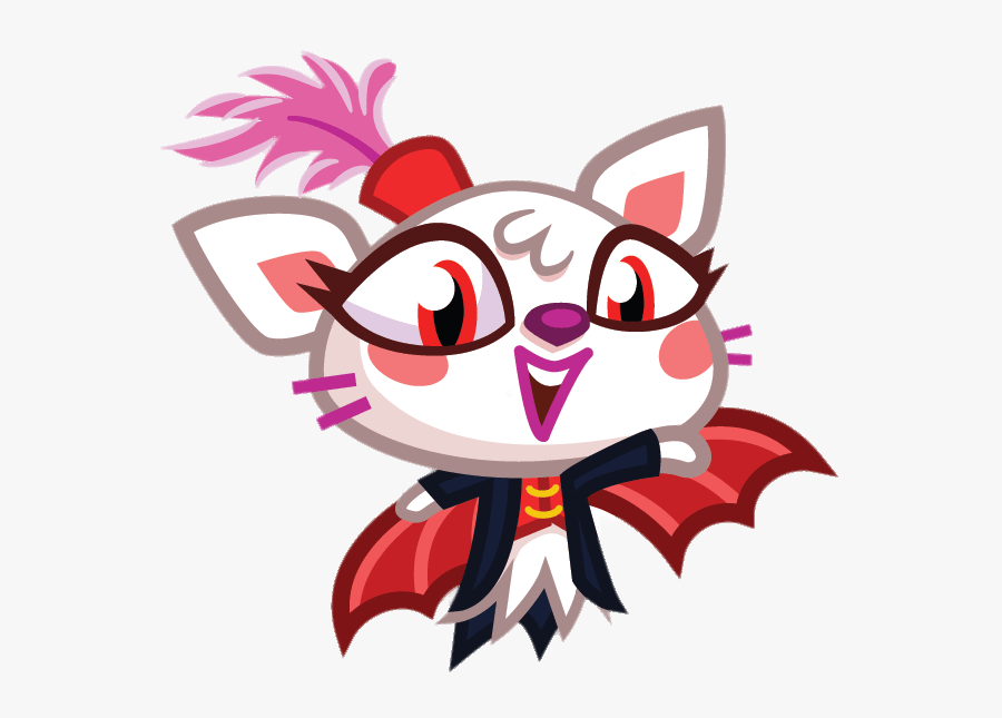 Flitter The Batcat Circus Act - Moshlings Flitter, Transparent Clipart