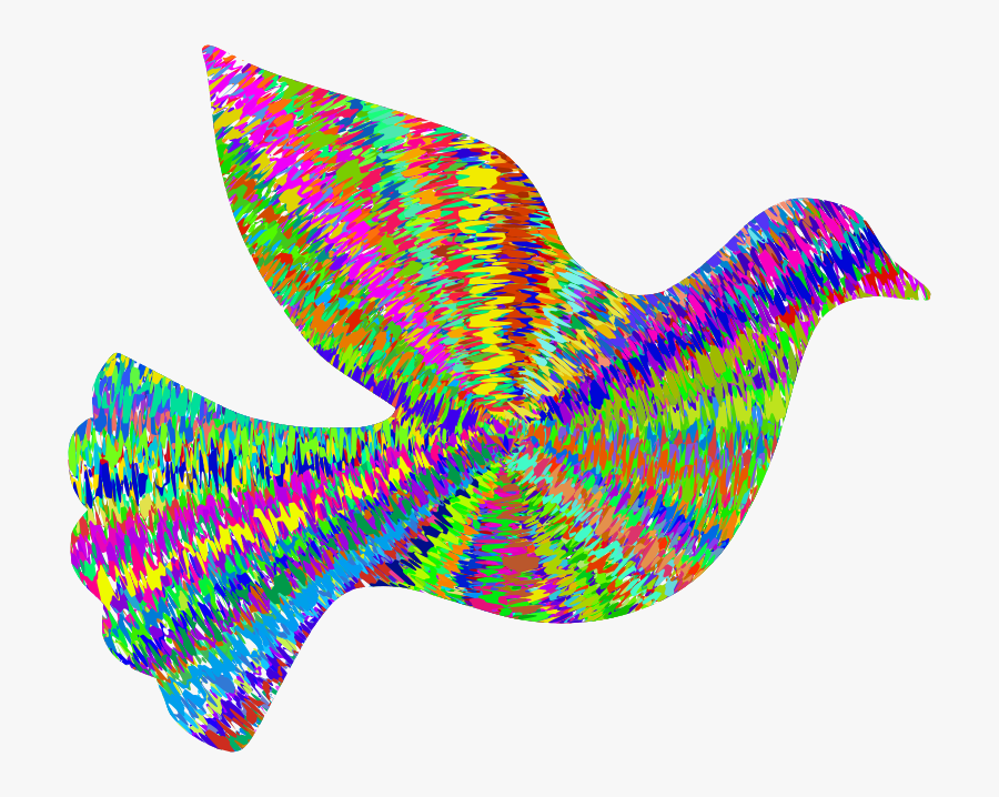 Groovy Peace Dove - 1960 Clipart, Transparent Clipart