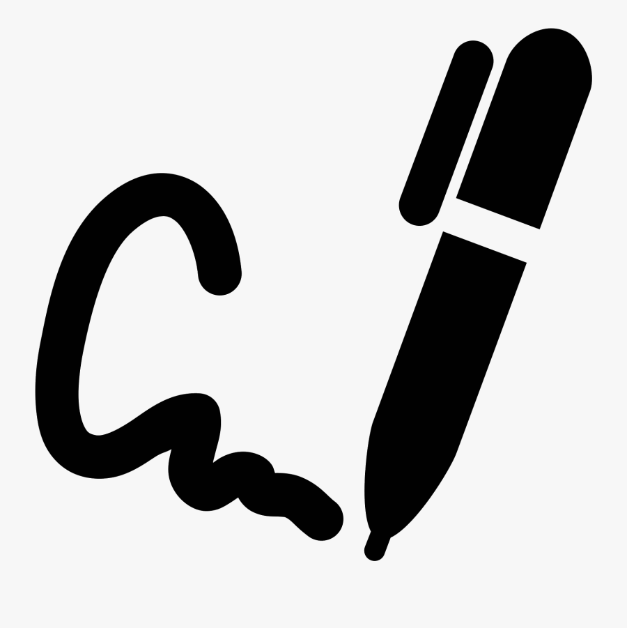 Signature Png Icon, Transparent Clipart