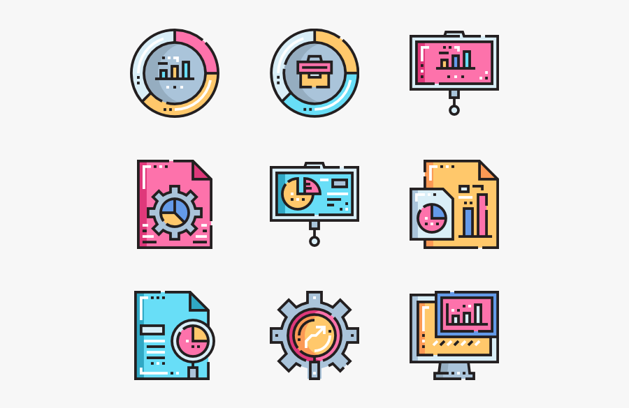 Analytics - Icons Of Scratch, Transparent Clipart