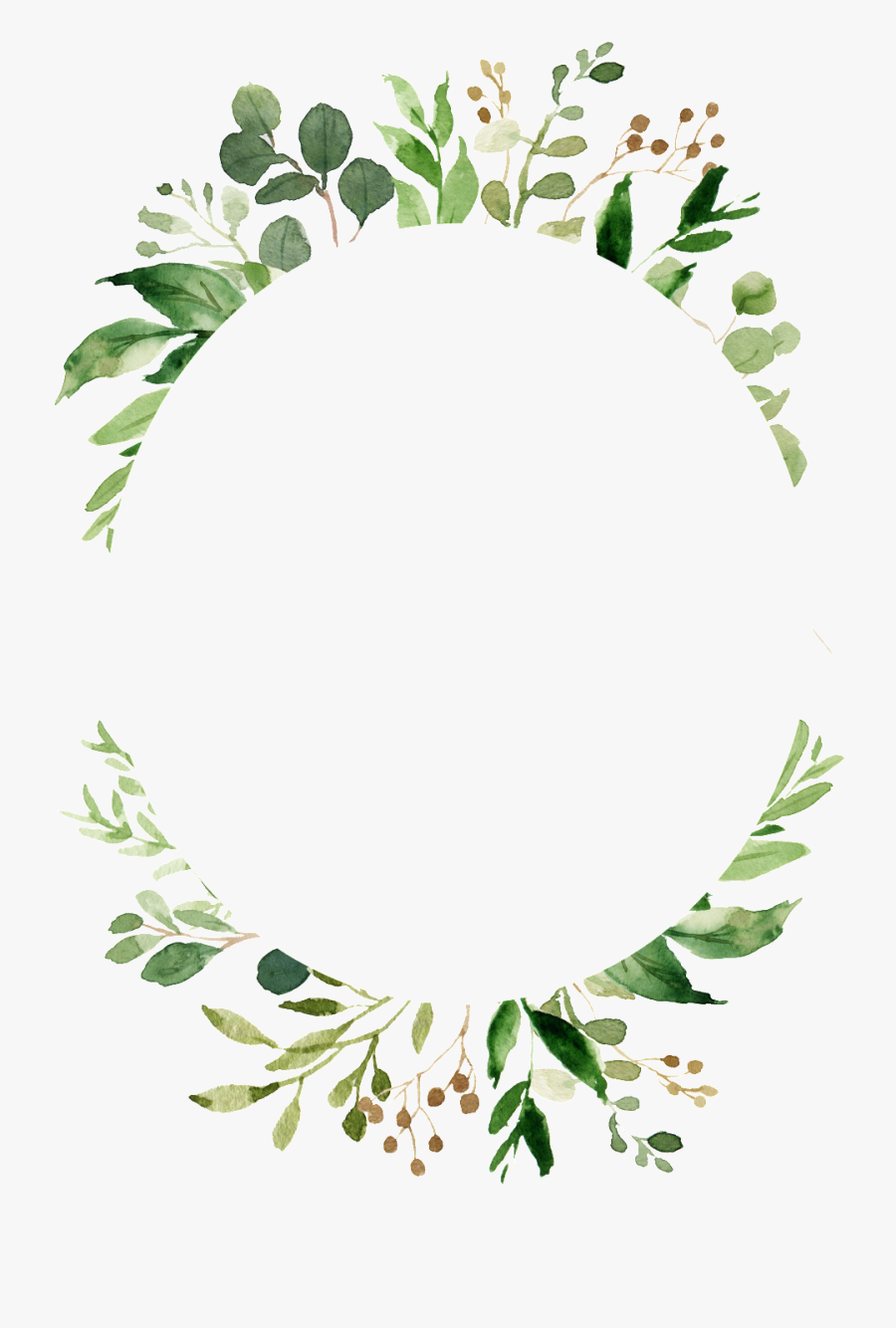 Oval Border Png - Oval Flower Border Png, Transparent Clipart