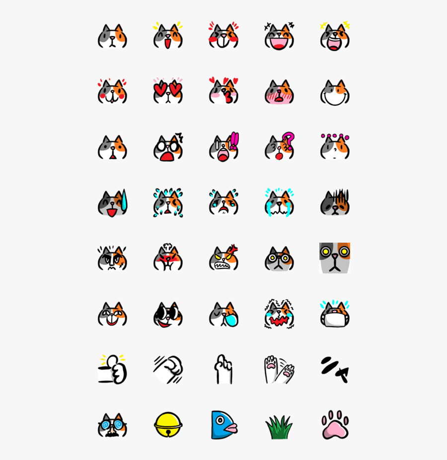 One Piece Line Emoji, Transparent Clipart