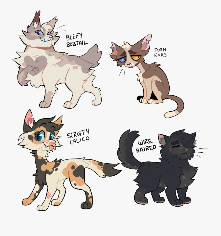 Warrior Cat Ota Adopts - Warrior Cat Kit Base, Transparent Clipart