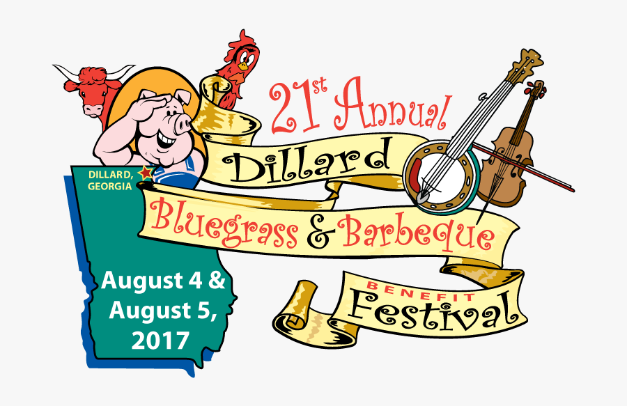 2017 Website 4c Logo - Dillard Bluegrass Festival, Transparent Clipart