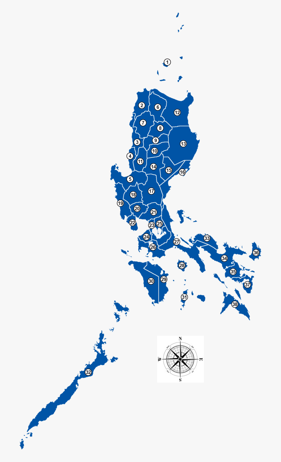 Philippine Map No Label, Transparent Clipart