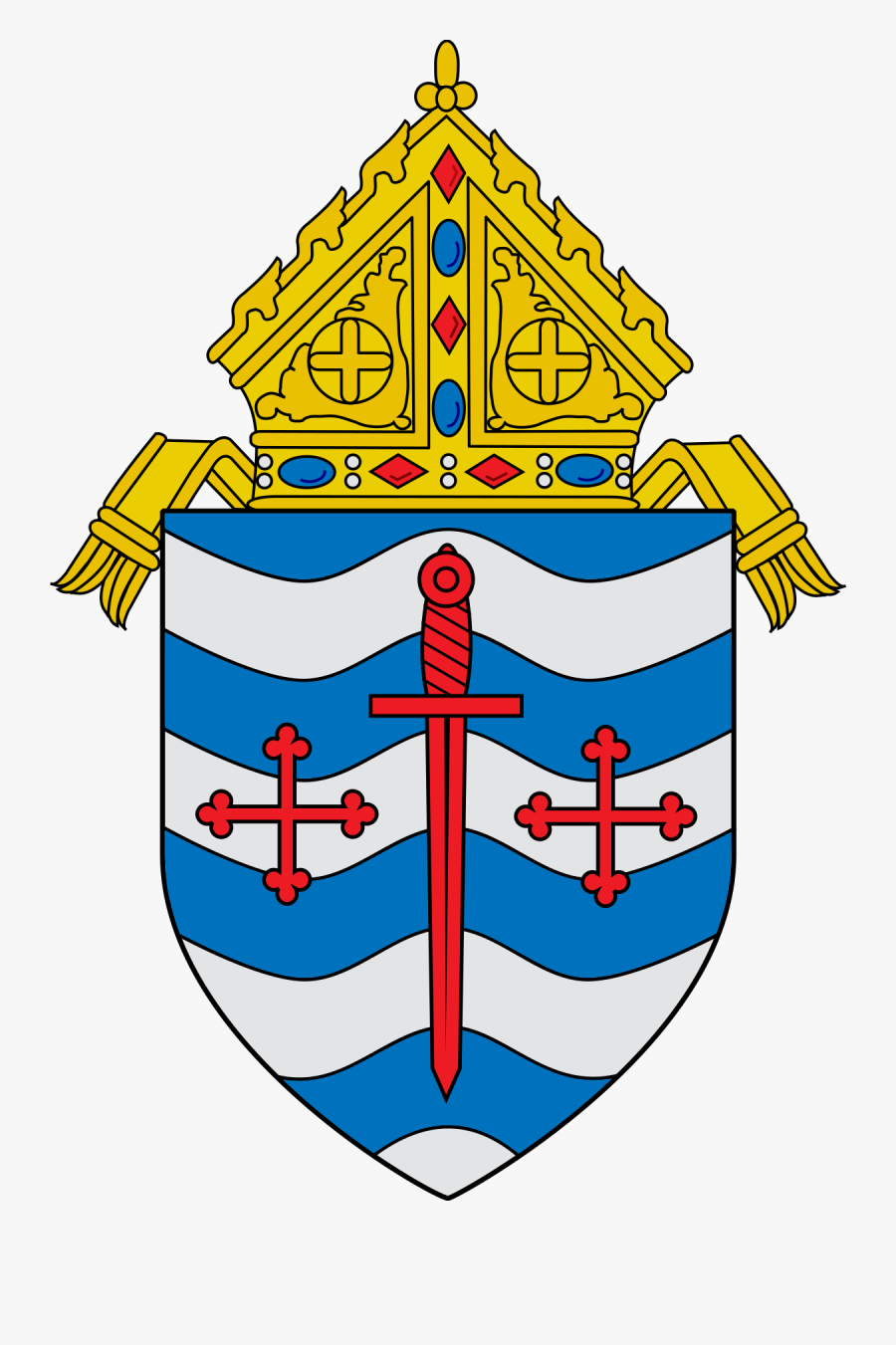 Archdiocese Of Boston Coat Of Arms, Transparent Clipart