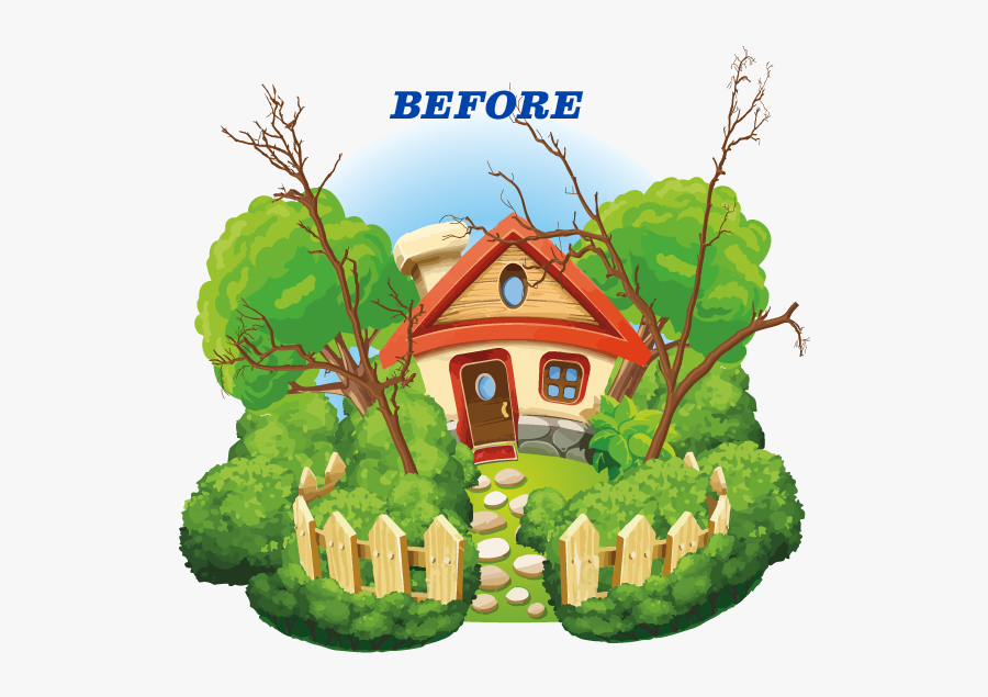 Overgrown Before - Illustration, Transparent Clipart