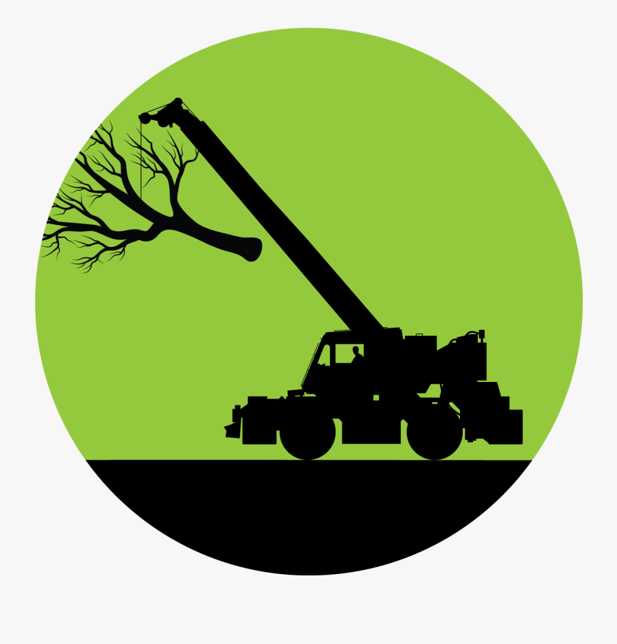 Tree Crane Work, Transparent Clipart