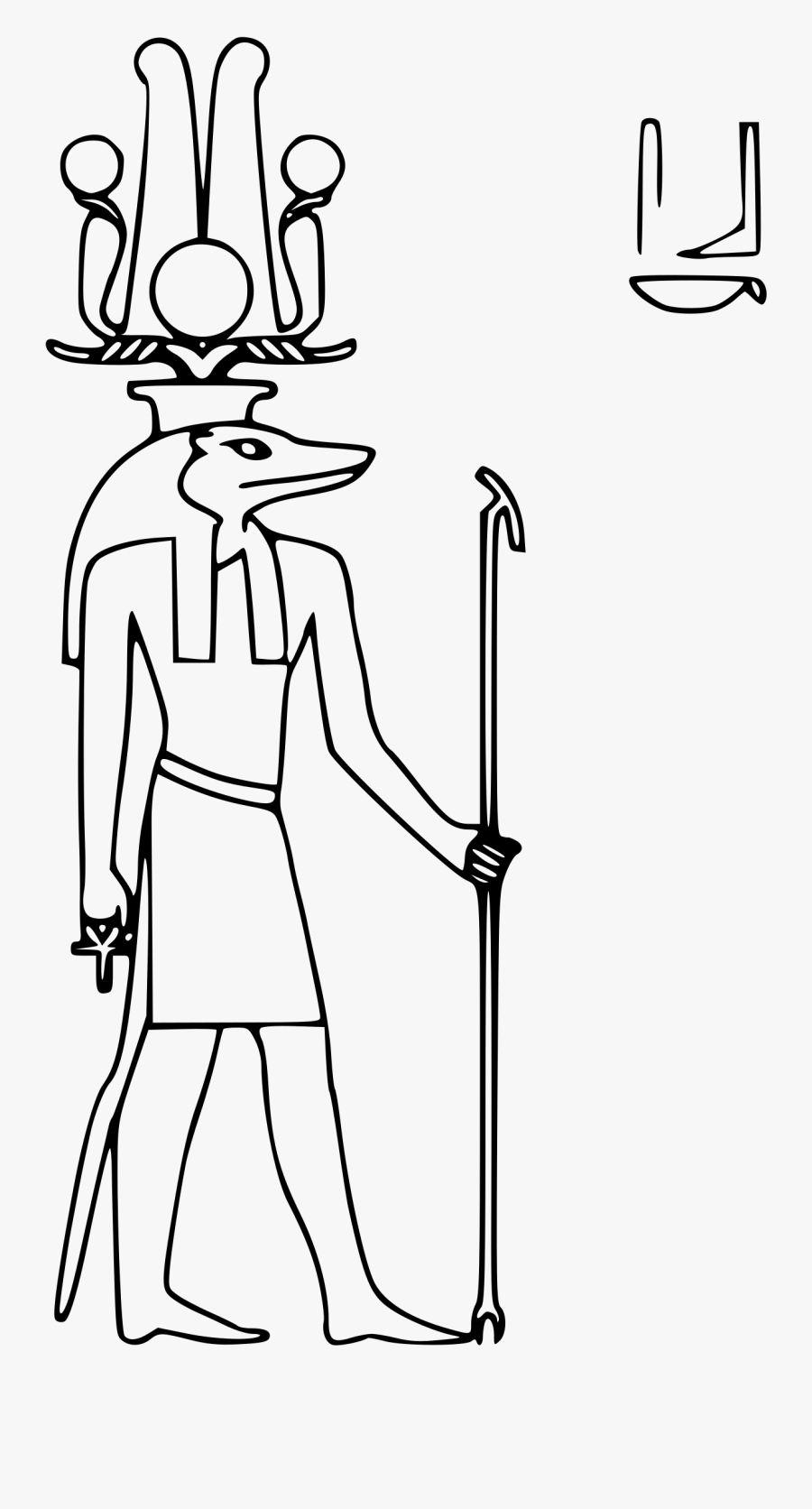 Sobek Big Image Png - Sobek Egyptian God Coloring, Transparent Clipart