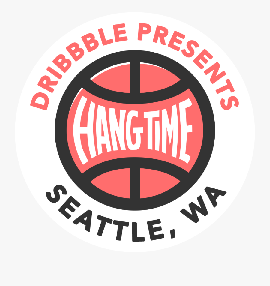 Dribbble Hangtime Logo, Transparent Clipart