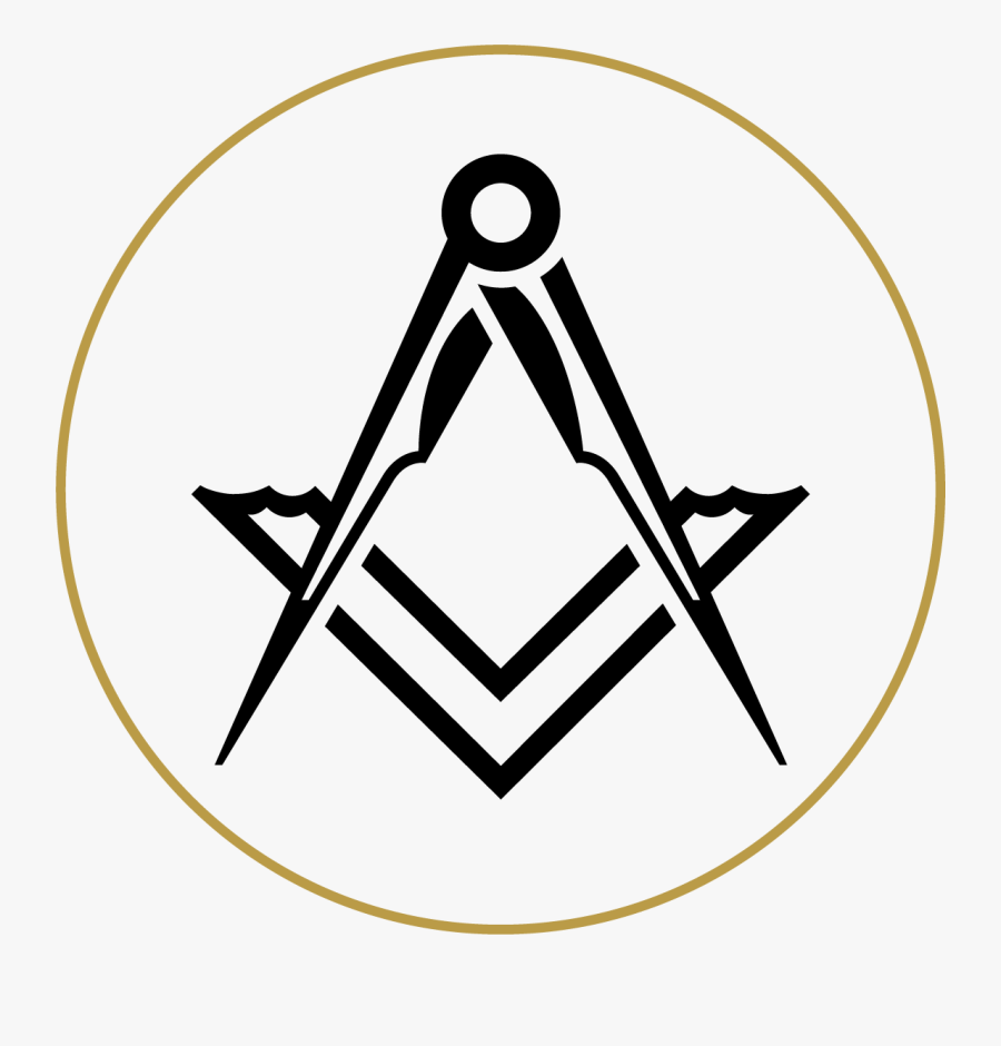 Square And Compass Freemason, Transparent Clipart
