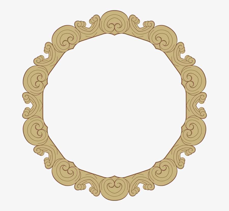 Picture Frame,oval,circle - Stickers De Circo Png, Transparent Clipart
