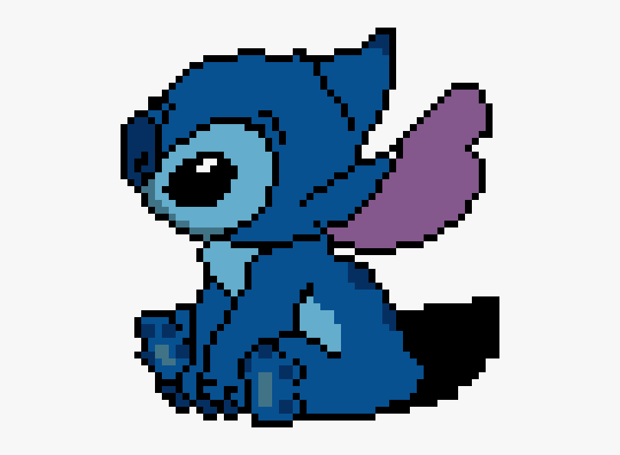 Minecraft Stitch Pixel Art, Transparent Clipart