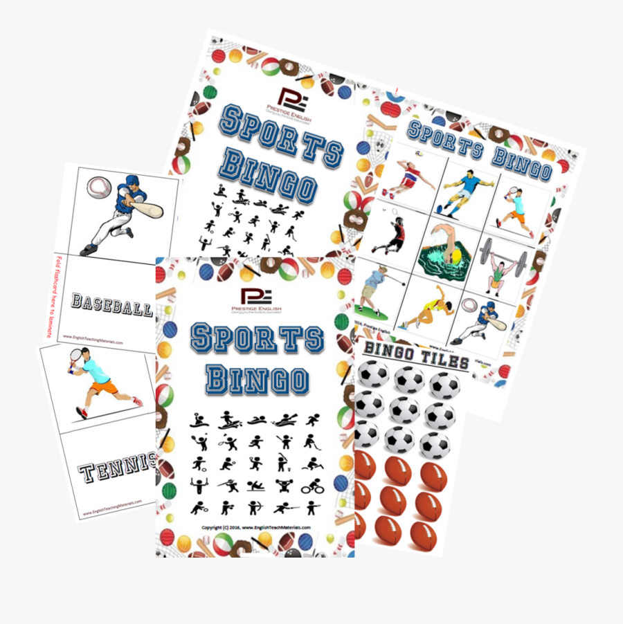 Sports Bingo , Transparent Cartoons, Transparent Clipart