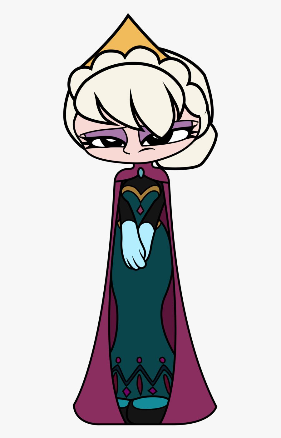 Coronation Elsa Deviantart, Transparent Clipart