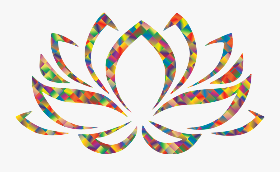 Symmetry,graphic Design,line - Lotus Flower Hindu Symbols, Transparent Clipart