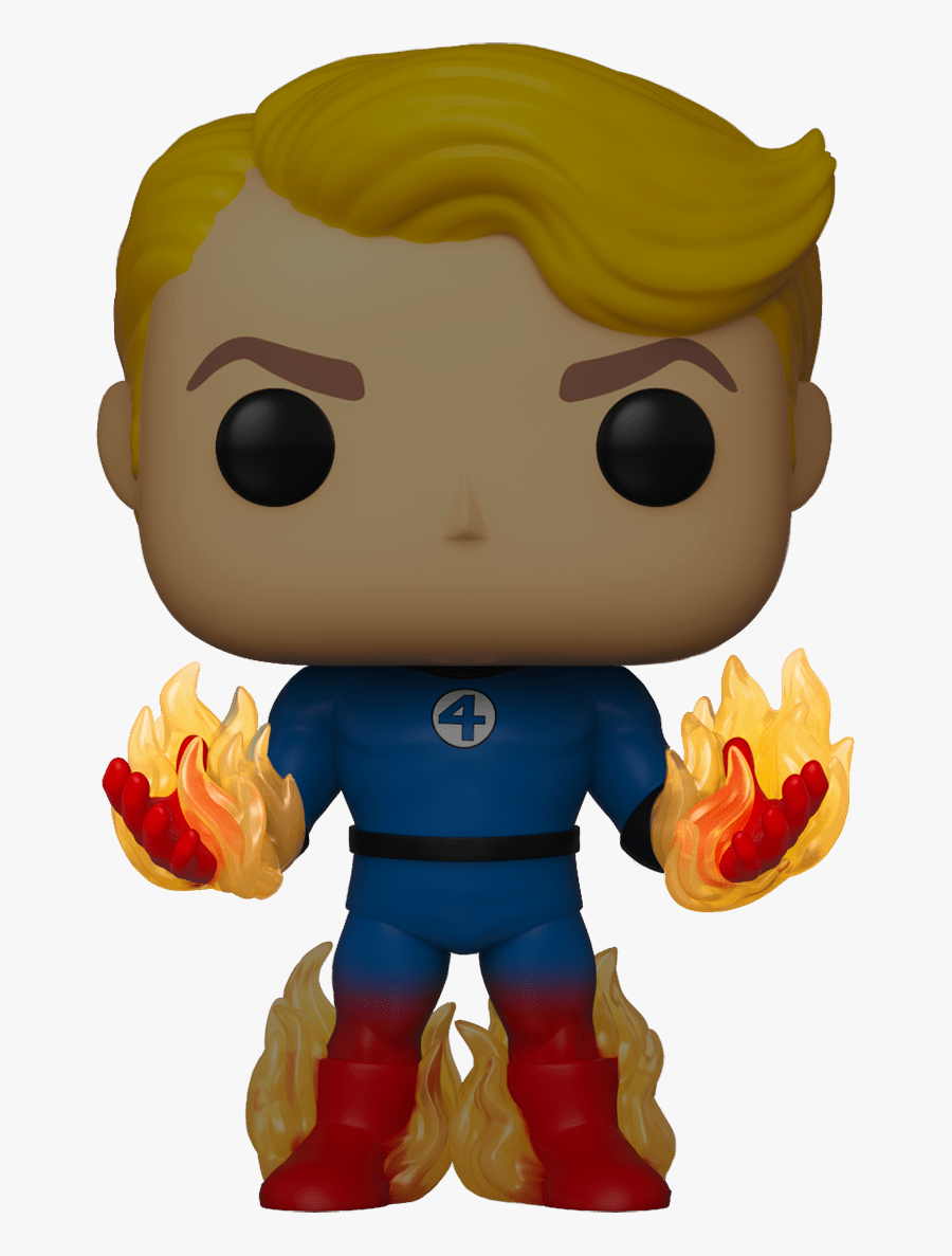 Fantastic Four Funko Human Torch, Transparent Clipart