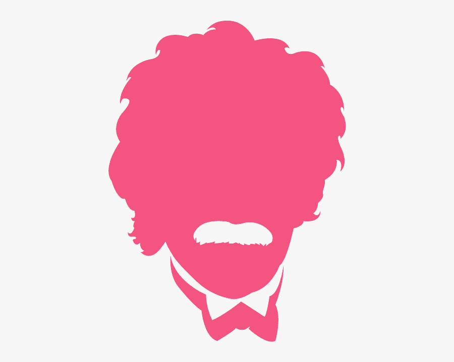 Albert Einstein Silhouette, Transparent Clipart