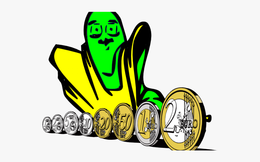 Life Insurance Clipart Clip Art - Euro Coins Clip Art, Transparent Clipart
