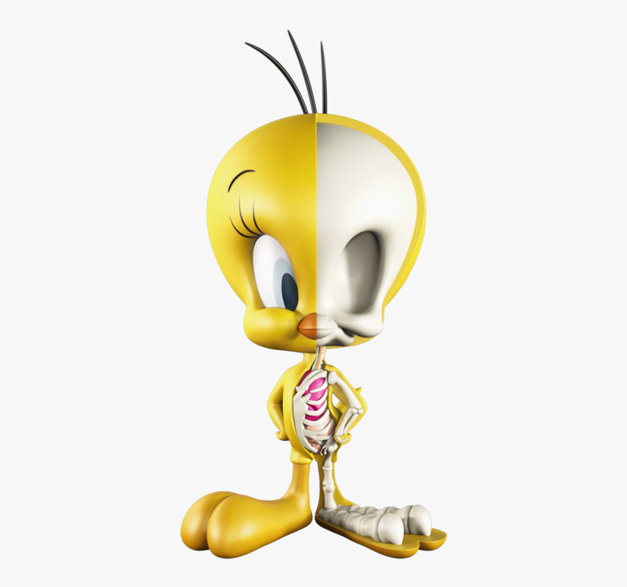 Xxray Tweety Bird - Looney Tunes Xxray Figure, Transparent Clipart
