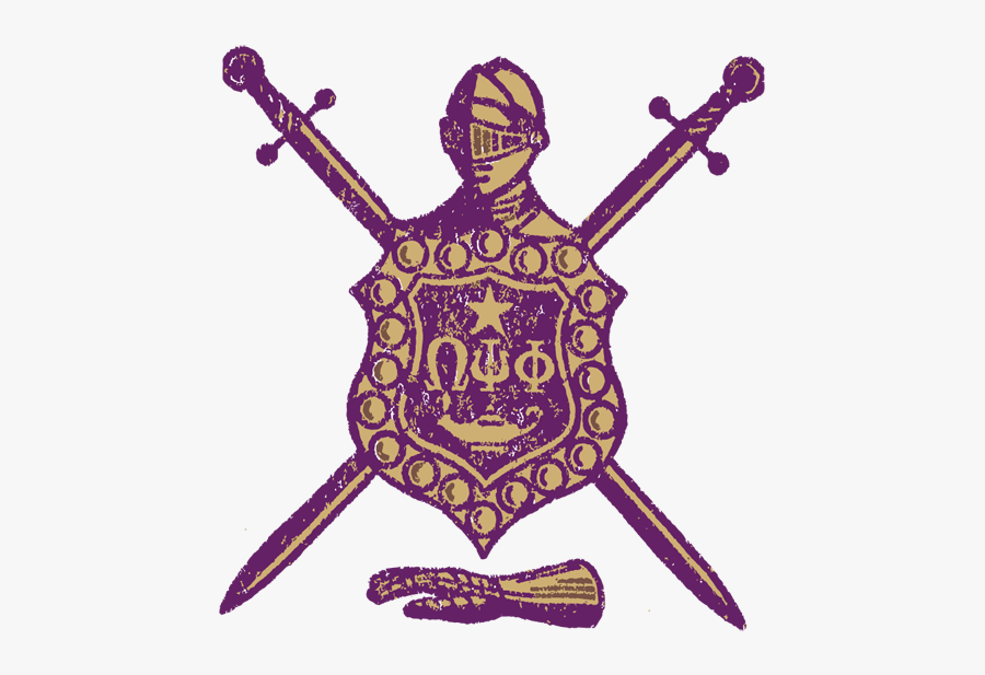Omega Psi Phi Shield SVG