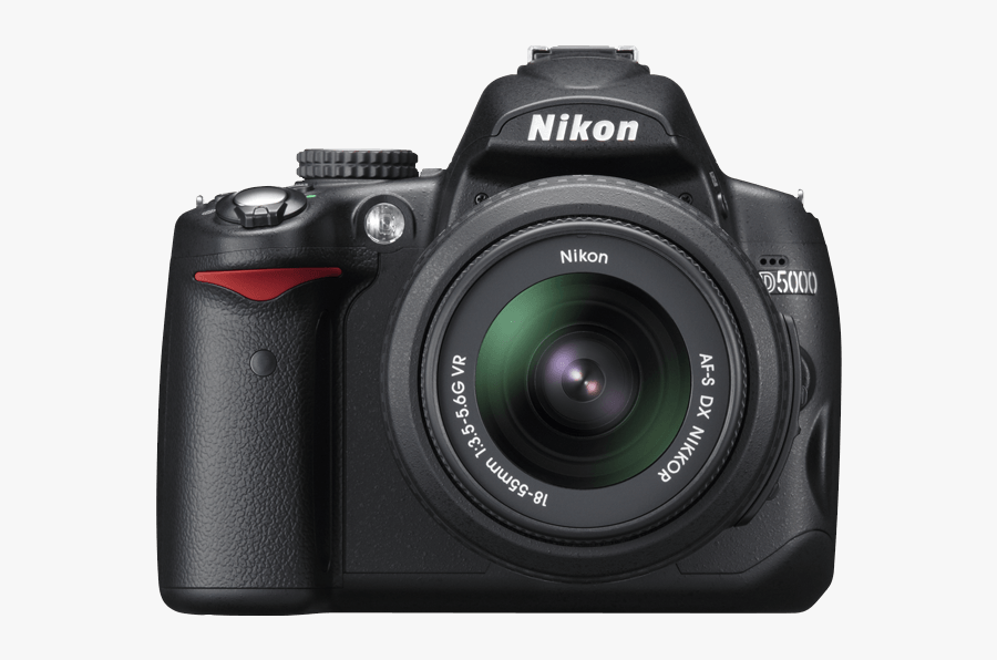 Clip Cameras Old Camera - Nikon D5000, Transparent Clipart