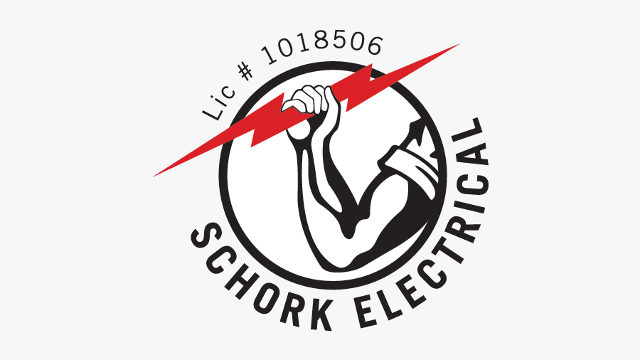 Schork Electrical Services - Electrician Electrical Engineering Logo Vector, Transparent Clipart