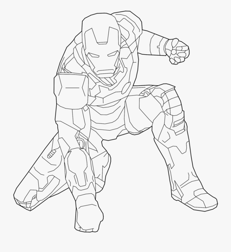 Iron Man Line Drawing, free clipart download, png, clipart , clip art, tran...